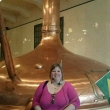 Con mi bandera de Brasil, en la fbrica de cerveza de Pilsner Urquell el 27 de abril del 2015 en la ciudad de Pilsen que es la Capital europea de la cultura del 2015